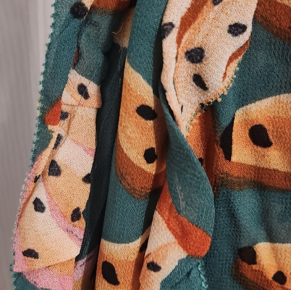 Farm Rio Green Bananas Wrap Dress - Picture 5 of 7